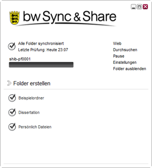 bwSync&Share client